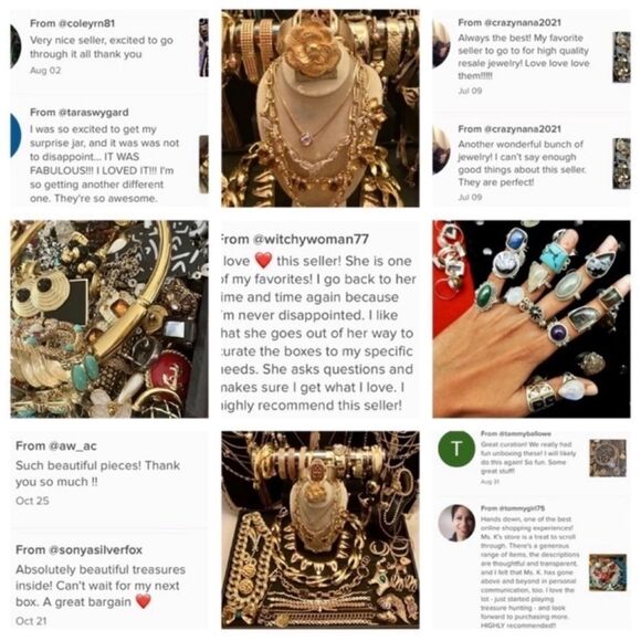 ⚜️ 1 LB Luxe Jewelry Lot – High-End, Statement, Glam & Gold-Tone Treasures ⚜️ - Picture 5 of 13